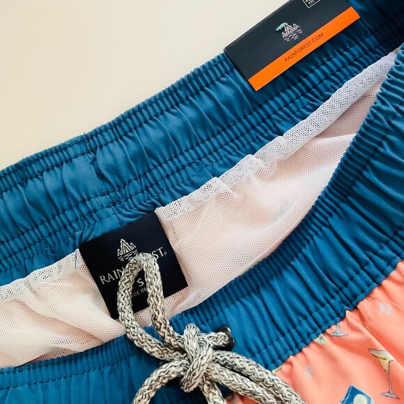 RAINFOREST Men's Swim Trunks NWT Size S - Picture 2 of 5